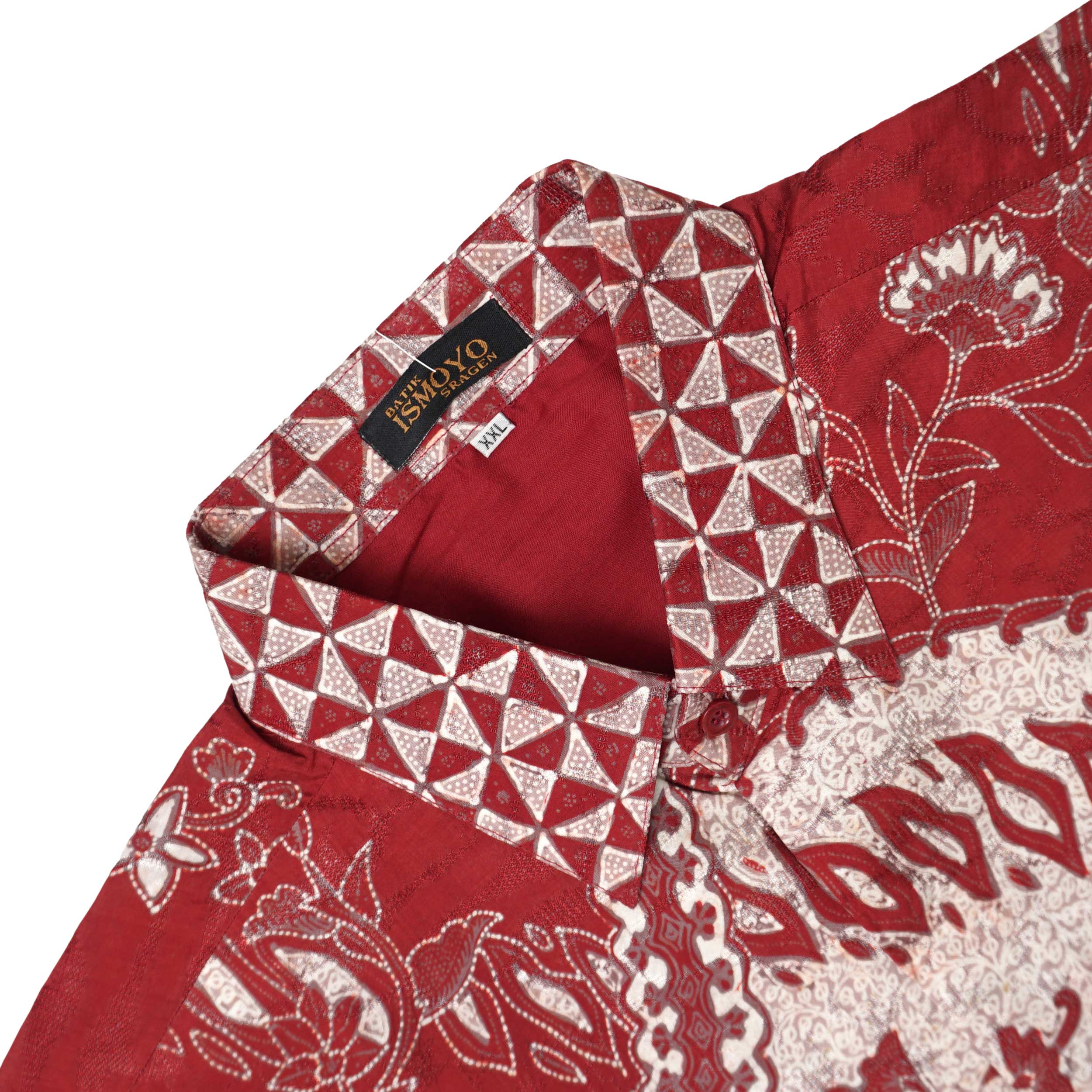 kemeja batik semi sutra sanwoz modern