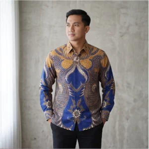 Kemeja Regular Fit Batik Ismoyo Lengan Panjang - 244