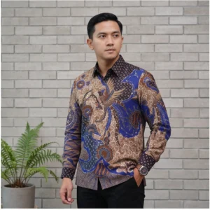 Kemeja Regular Fit Batik Ismoyo Lengan Panjang - 246
