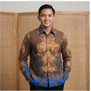 Kemeja Regular Fit Batik Ismoyo Lengan Panjang - 247