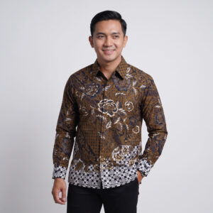 Kemeja Regular Fit Batik Ismoyo Lengan Panjang - 261