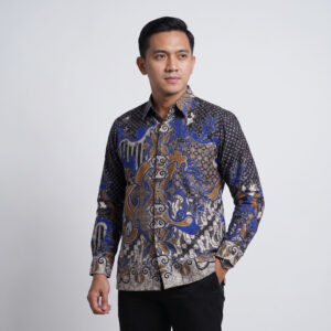 Kemeja Regular Fit Batik Ismoyo Lengan Panjang - 263