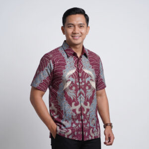 Kemeja Regular Fit Batik Ismoyo Lengan Pendek - 265
