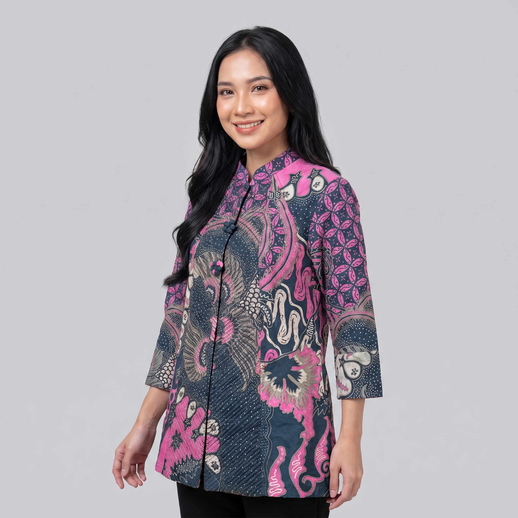 Blus Batik Lengan 3/4 - 258 - Gambar 5