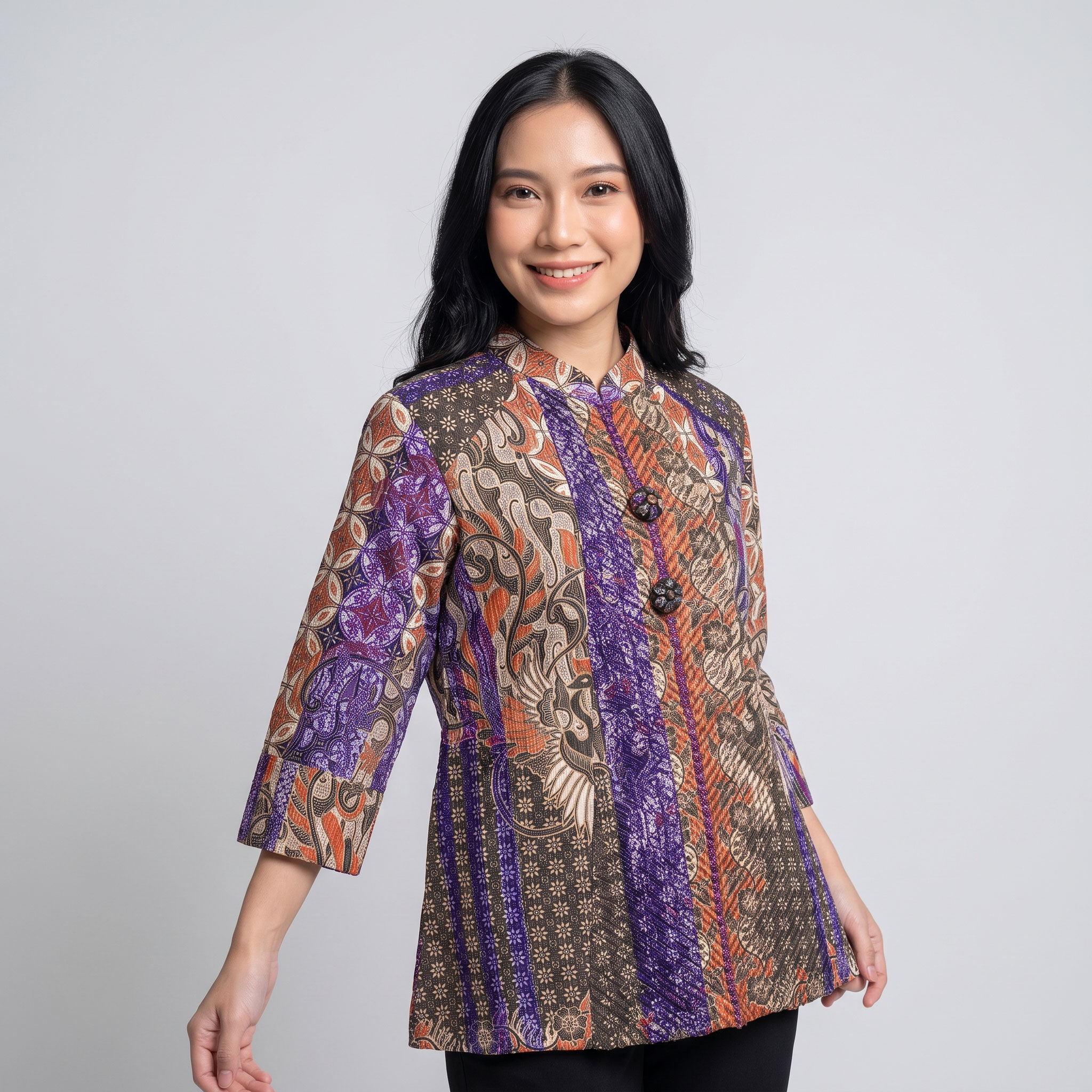 Blus Batik Tenun Seser - 276 - Gambar 5