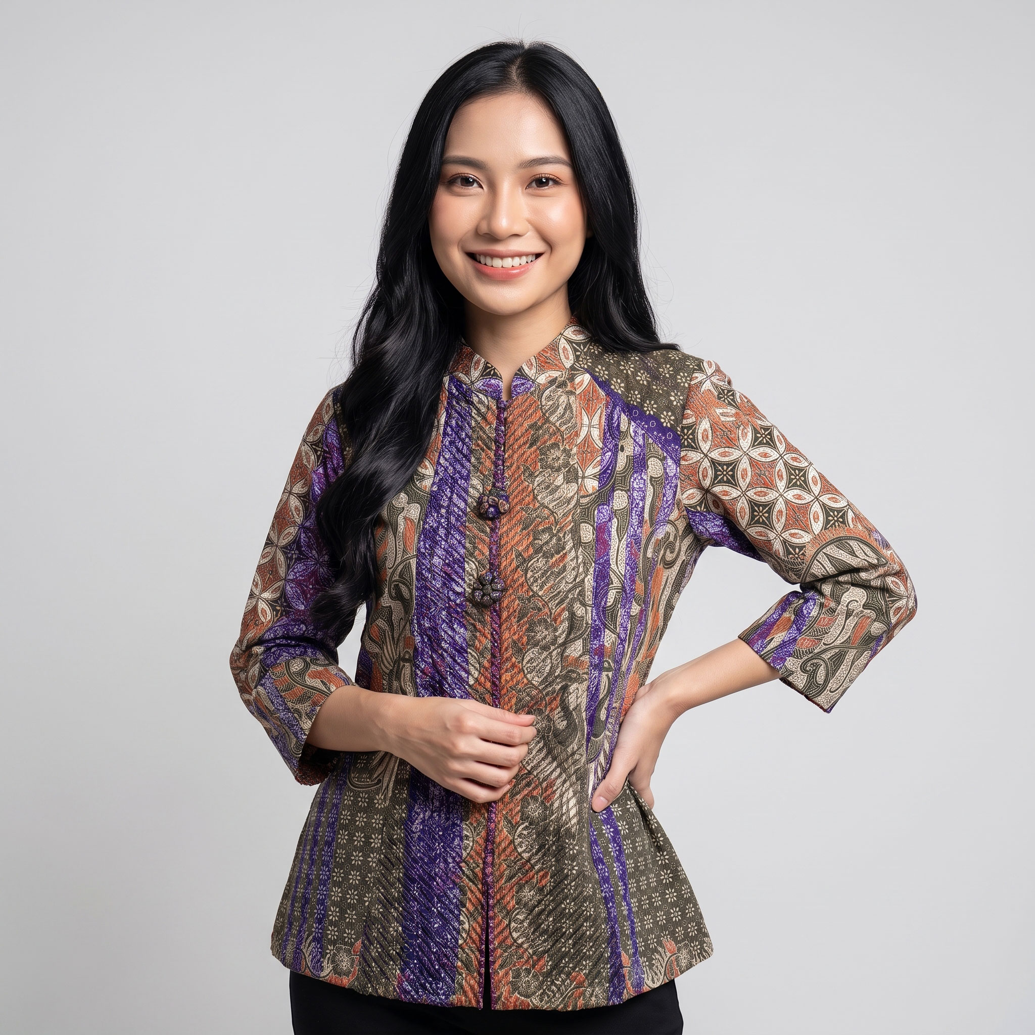 Blus Batik Tenun Seser - 276 - Gambar 2
