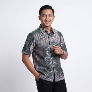 Kemeja Regular Fit Batik Ismoyo Lengan Pendek - 286