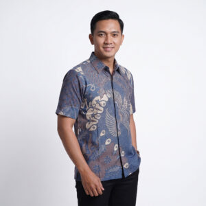 Kemeja Regular Fit Batik Ismoyo Lengan Pendek - 287