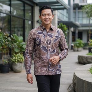 Kemeja Regular Fit Batik Ismoyo Lengan Panjang - 232