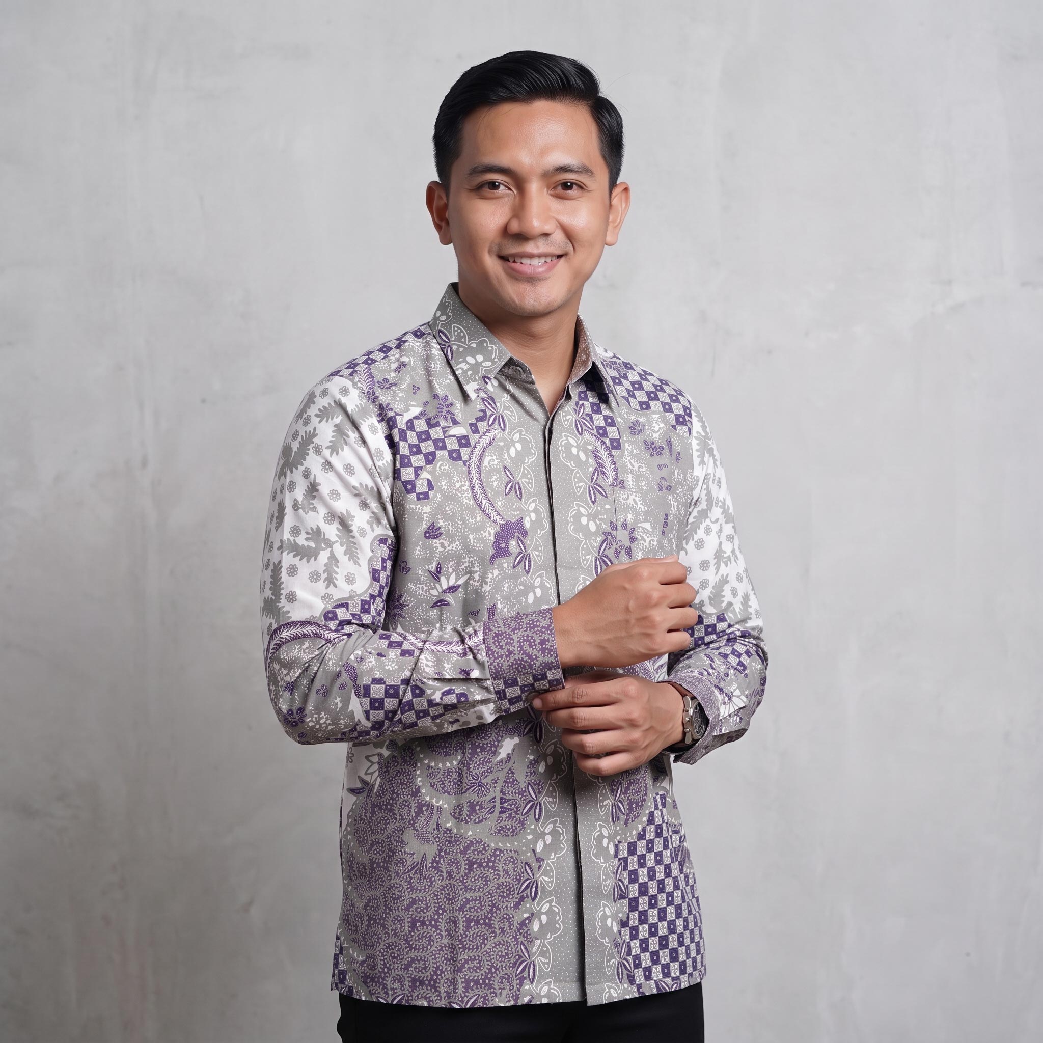 Kemeja Regular Fit Batik Ismoyo Lengan Panjang - 314 - Gambar 7