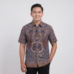 Kemeja Batik Pria Katun Cabut Lengan Pendek – 332